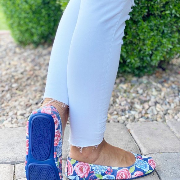 Storehouse Flats Freedom Floral Dark Blue - Picture 4 of 9